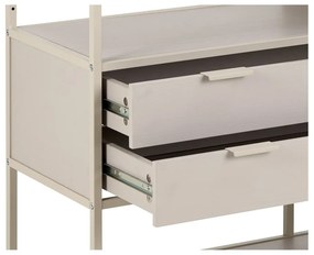 Сива библиотека 114x78x35 cm Seaford – Actona