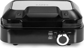 Вафладжийница, вафладжийница с незалепващи плочи - 1200 W с контрол на температурата