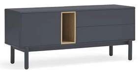 Тъмно сива ТВ масичка 140x56 cm Corvo - Teulat