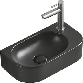 Mexen Viera лява мивка върху плот 40 x 21 см, черна мат - 21274085L