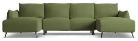 Зелен ъглов диван Malie – Makamii