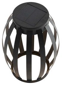 Външни настолна лампа Черна 3-степенна димираща слънчева и презареждаща - Sheldon