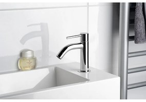 Вентил за мивка в лъскаво-сребрист цвят Small – Sapho