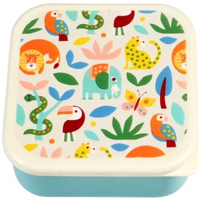 Детски кутии за храна 3 бр. Wild Wonders – Rex London