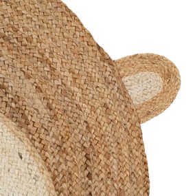 Ютен детски килим в естествен цвят ø 100 cm Chiquillo – Ixia