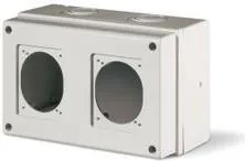 Scame Табло за индустриални контакти IP66, UV, PG и М вход, серия Domino (2х16A или 32A) - 672.1301