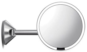 Стенно/козметично огледало със светлина/увеличително (5x) ø 20 cm Sensor – simplehuman