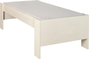 Бежово детско легло 90x200 cm с място за съхранение без ламелно дъно Captain – Roba