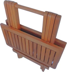 Градинска маса за съхранение от масивна акация 50x50 cm Cleveland – Garden Pleasure