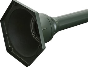 Класически външен фенер тъмнозелен 235 см 3 светлини IP44 - Berta