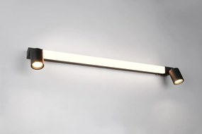 Матово черно LED стенна лампа Enrico – Trio