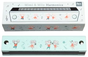 Музикална играчка Harmonica Mimi and Milo – Rex London