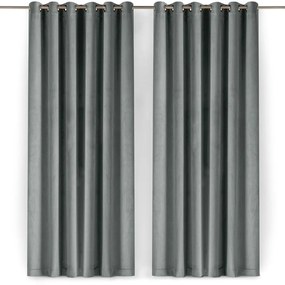 Сива затъмняваща завеса 200x175 cm Velto – Filumi