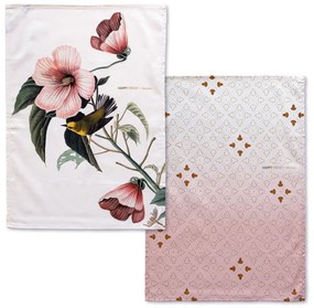 Памучни кърпи в комплект от 2 броя 50x70 cm Blooming - Happy Friday
