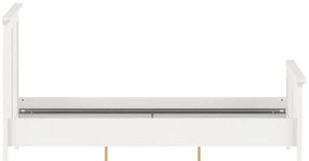 Бяло двойно легло 160x200 cm Paris – Tvilum