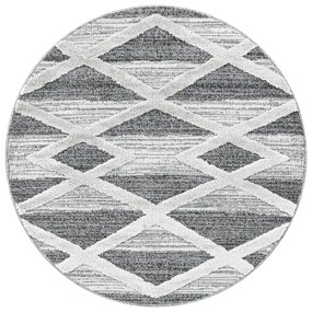 Сив кръгъл килим ø 80 cm Pisa – Ayyildiz Carpets