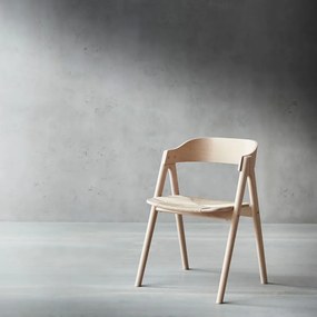 Трапезен стол от букова дървесина с ратанова седалка Findahl от Hammel Mette - Hammel Furniture