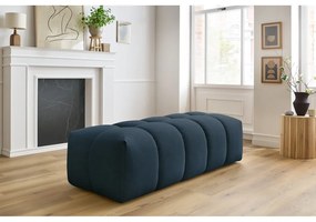 Тъмносиня табуретка за крака Mont-Blanc - Bobochic Paris