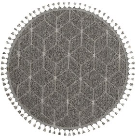 Килим Bukle 1408, цвят Сив, 80 cm см