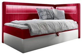 Тапицирано легло ELIZA 2 + топер, 90x200, fresh 8, десен