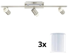 Eglo - LED точково осветително тяло MY CHOICE 3xE14/40W/230V хром/бяло
