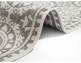 Сив и кремав килим на открито , 80 x 250 cm Jardin - NORTHRUGS