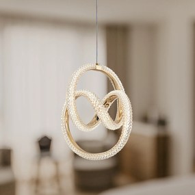 Висяща LED лампа G068-CP Gold