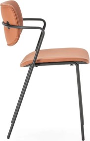 Трапезни столове в комплект от 2 бр. в тухлен цвят Maika – Marckeric