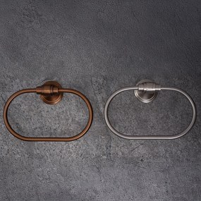 RING 16101 Aristo четкана никелова закачалка за баня