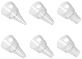 Комплект за декорация на сладкиши с 6 броя накрайници Decomax – Lékué