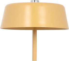 Метална LED настолна лампа в цвят жълта охра (височина 22,5 cm) Elemental LED – Leitmotiv