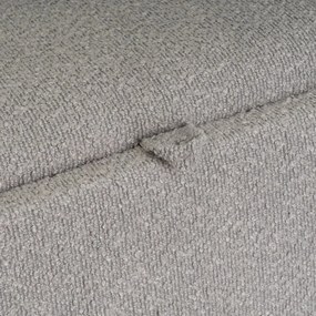 Светлосива табуретка от букле – Casa Selección