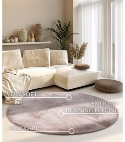 Сиво-розов кръгъл килим ø 160 cm Leon – Villeroy&amp;Boch