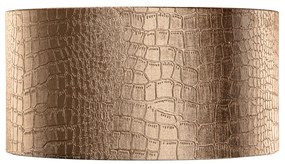 Кадифена абажура с дизайн на крокодил и златно покритие 50/50/25