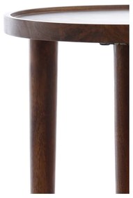 Кръгла странична масичка от масивна акация ø 45 cm Qiano – Light &amp; Living