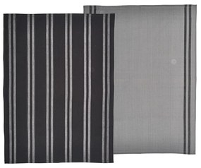 Комплект от 2 черни и сиви памучни кърпи за чай Soft Tools - Södahl