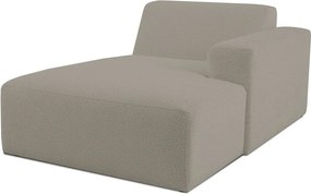 Светлокафяв модулен диван от букле (десен ъгъл) Roxy – Scandic