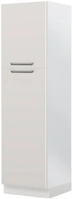 Висок подов шкаф Modena K21-60-2KF-White glossy - Gray light