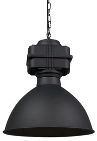 Интелигентен индустриален висящ аплик черен с A60 WiFi 38,5 см - Sicko