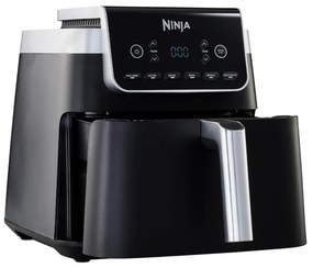 Фритюрник с горещ въздух Ninja Max Pro AF180EU, 2000W, 6.2 л, 1.2 кг, 40-240C, 6 програми, Черен