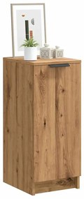 856988 vidaXL Шкаф за обувки, дъб артизан, 29,5x35x70 см, инженерно дърво