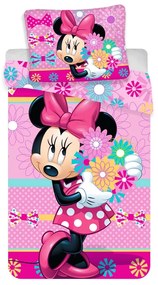 DISNEY MINNIE ДЕТСКИ СПАЛЕН КОМПЛЕКТ ДВУЛИЦЕВ ПАМУК 2 ЧАСТИ