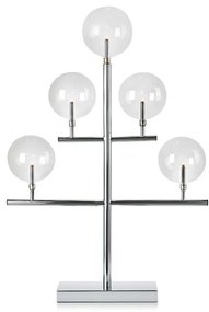 Markslöjd 704820 - Коледен свещник MAESTRO 5xE5/0,8W/230/12V хром