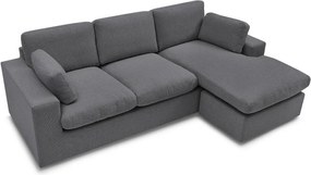 Тъмносив ъглов диван Belair – Bobochic Paris