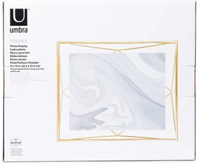 Метална стойка/рамка за стена в златисто 25x30 cm Prisma - Umbra