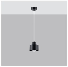 Черна висяща лампа ø 12 cm Alastro - Nice Lamps