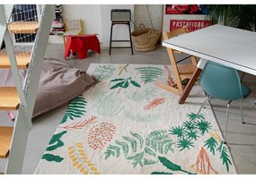 Памучен ръчно изработен детски килим подходящ за пране 170x240 cm Botanic Plants – Lorena Canals