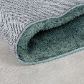 Синтетична кожа в петролен цвят 80x150 cm Faroe Wool Look Fur – Flair Rugs
