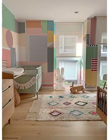 Кремав ръчно изработен памучен килим подходящ за пране 140x200 cm Kaarol – Lorena Canals