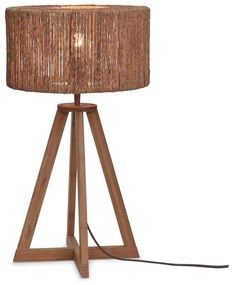 Настолна лампа с абажур от юта в естествен цвят (височина 51 cm) Iguazu - Good&amp;Mojo